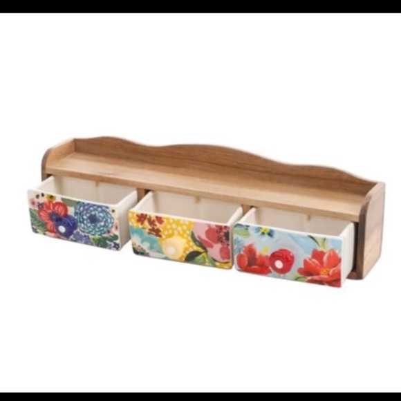 The Pioneer Woman Floral Melody  Spice Shelf Set - Picture 6 of 8